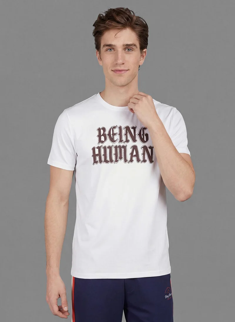 Being Human Men Regular/Classic Fit Polo T-Shirt