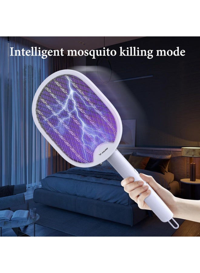 PALONE Electric Fly Swatter, 4000V Mosquito Killer Stick With UV Light Attraction, Electric Insect Killer with 180° Rotating Handle, USB-C Mosquito Bug Zapper, More Suitable for Indoor Use - Image 5