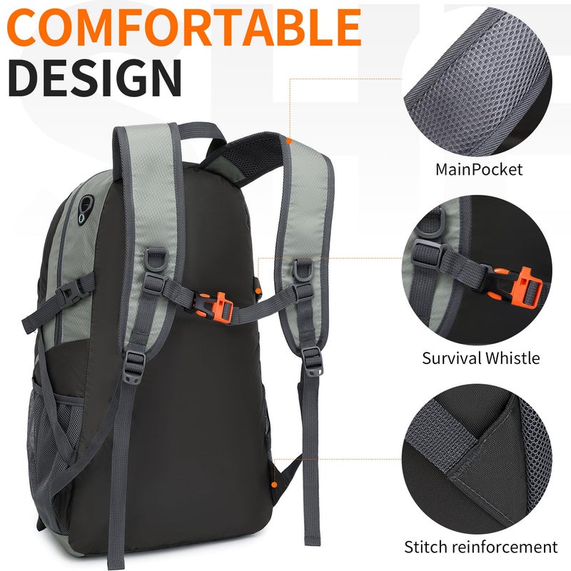 Shenhu 40L Hiking Backpack Lightweight Daypack Waterproof Travel Camping Backpack For Men Women Sport Packable - Image 4