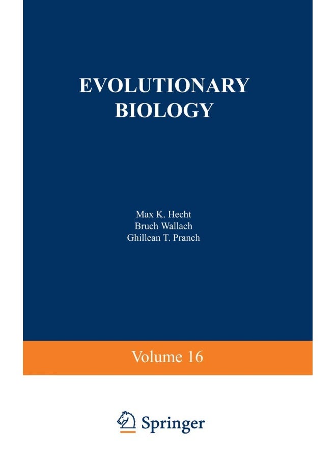 Evolutionary Biology: Volume 16