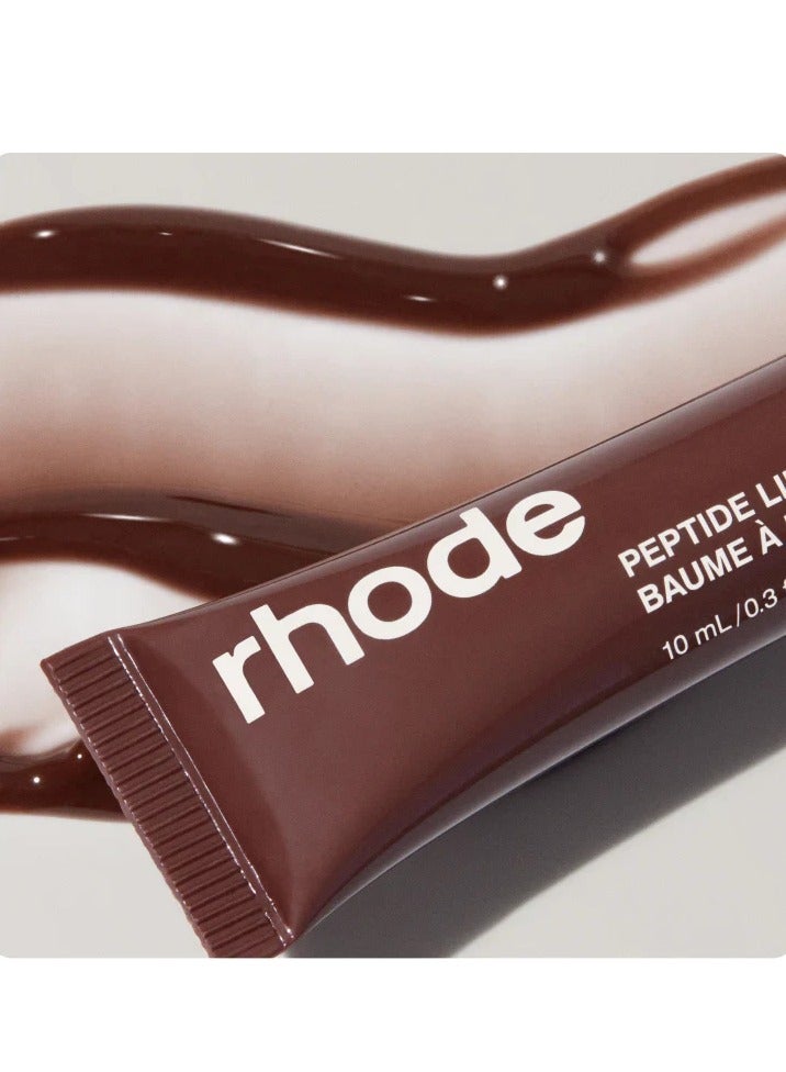 Rhode iPhone 15 Silicone Lip Holder for Cell Phone, Lip Gloss Adhesive Sleeve for Phone, Lip Holder Stick-on Phone Case, Back Stick On Holder for Rhode iPhone 15 Phones Case（Espresso） - Image 5