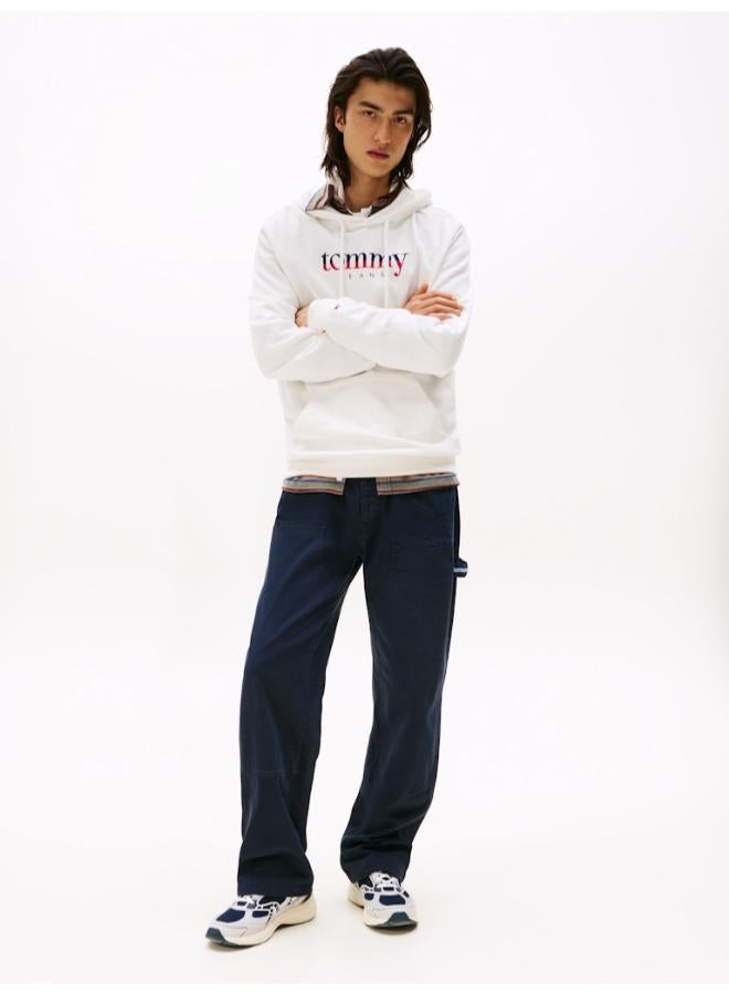 TOMMY JEANS Logo Drawstring Terry Hoody - Image 4