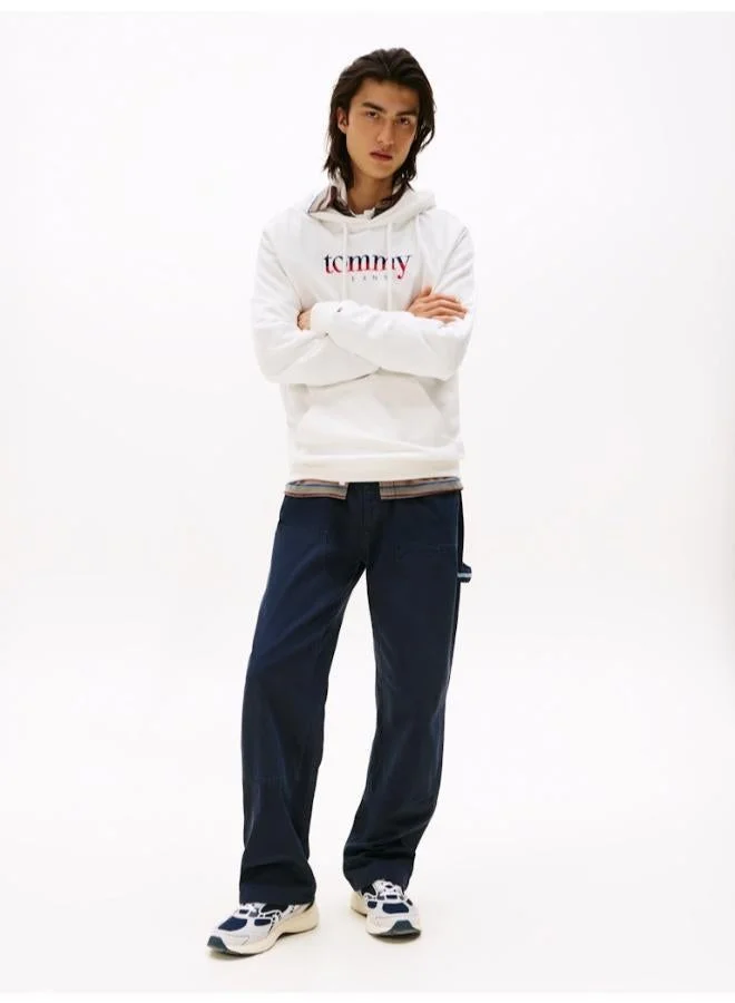 TOMMY JEANS Logo Drawstring Terry Hoody