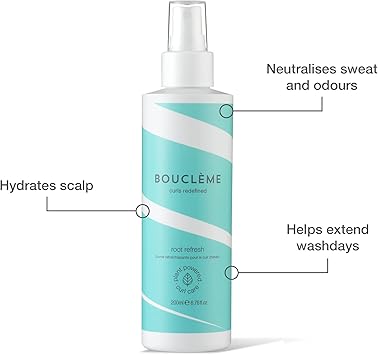 Boucleme Bouclme Root Refresh Dry Shampoo Alternative Refreshing Hair and Scalp Mist 969 Naturally Derived Ingredients and Vegan 200ml - Image 2