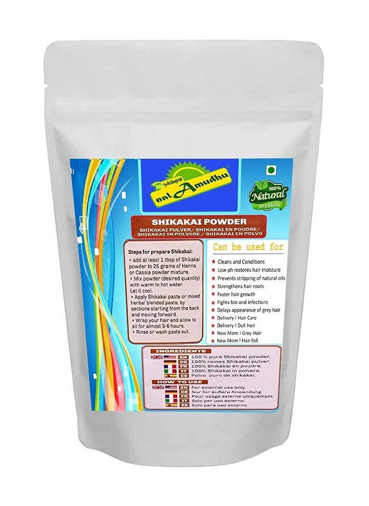 nalAmudhu - Shikakai Powder for Hair Cleansing & Conditioning/Hair & Skin Care (100 gm) - Image 1