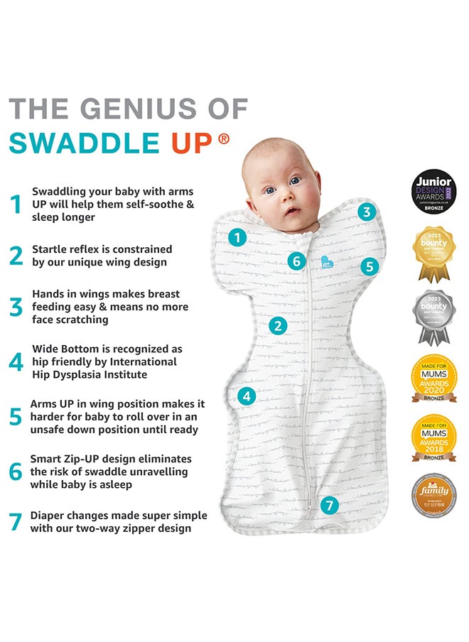 Swaddle Up Self-Soothing Swaddles For Newborns, Newborn Essentials, Small 8-13 Lbs, Gray - pzsku/ZAAB9942EA059D05E705DZ/45/_/1708402425/8a316bc9-3d31-47b8-9d1b-8468f71c7584