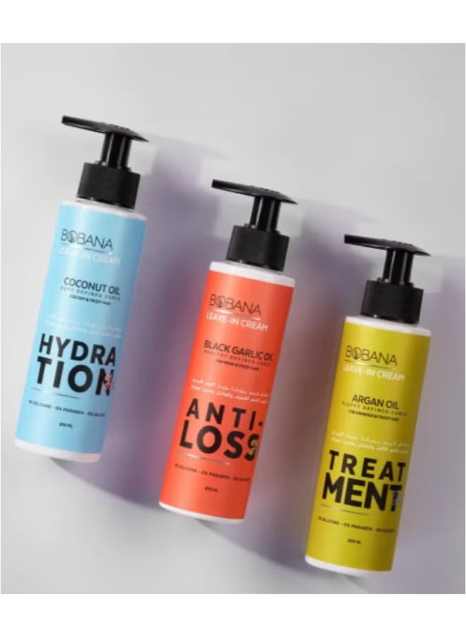 بوبانا كريم الثوم الأسود الذي يُترك على الشعر - ترطيب مكثف وإصلاح لجميع أنواع الشعر - (200ml) - Image 4