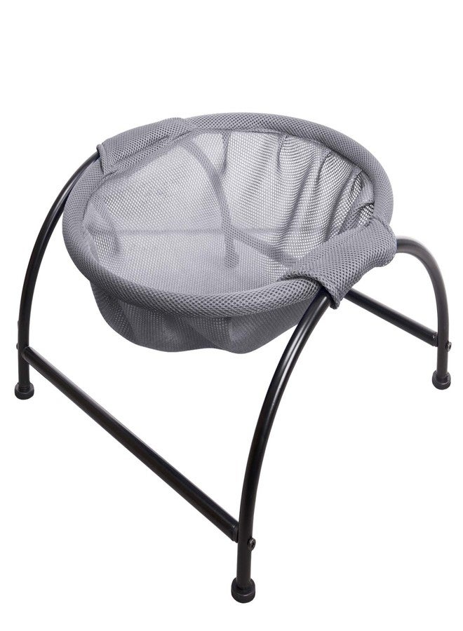 MW Cat Bed Hammock Modern Look with Stand for Small Large Cats Washable 17’’ (Grey) - Image 1