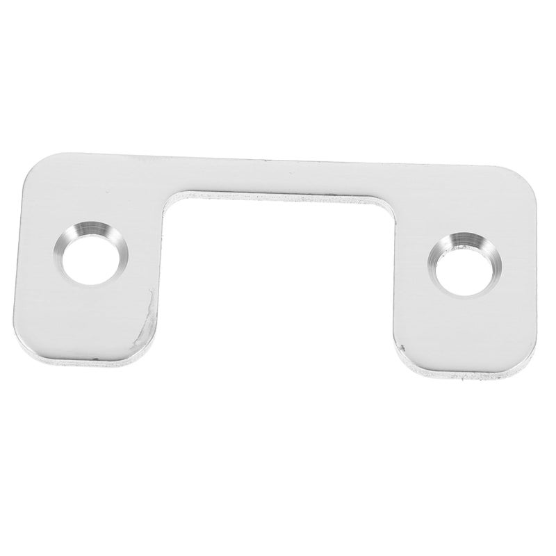 Stainless Steel Door Strike Plate Compact Design Easy Installation for Locks and Deadbolts - Image 2