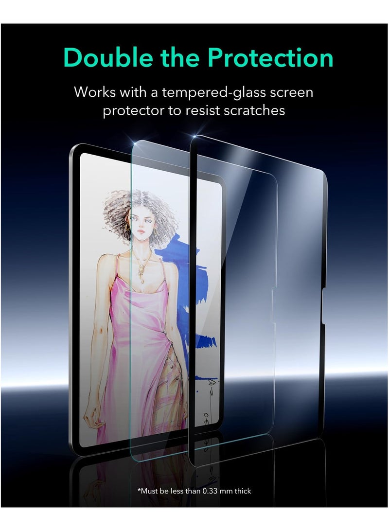 Paper-Feel Magnetic Screen Protector for iPad 11th/10th Generation A16 (11/10.9 Inch 2025/2022) Write and Draw Like on Paper Detachable and Reusable Compatible with Tempered Film Anti-Glare - Image 4