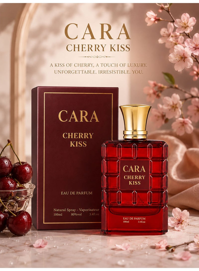 CARA Cherry Kiss Eau De Parfum for Women & Men, Unisex, 100ml (3.4 Fl. Oz) - Image 5