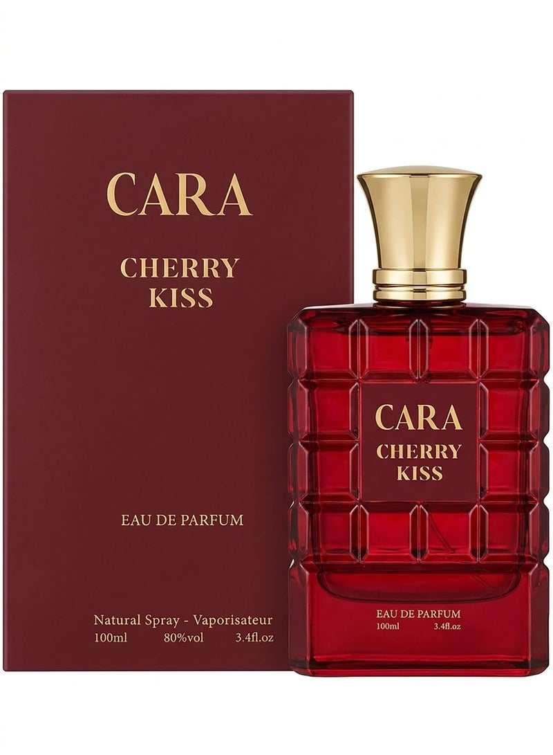 CARA Cherry Kiss Eau De Parfum for Women & Men, Unisex, 100ml (3.4 Fl. Oz) - Image 4