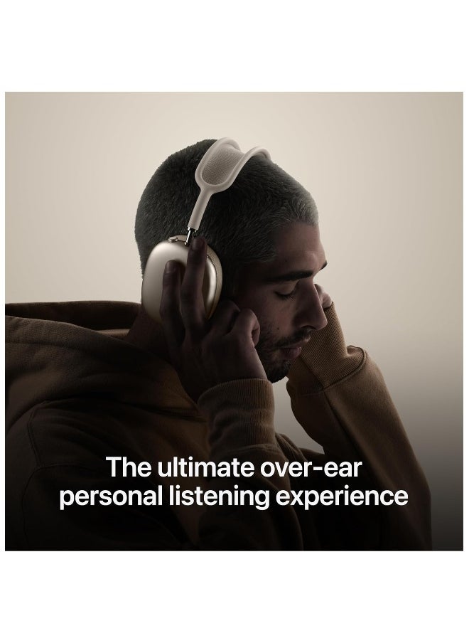 Apple AirPods Max Wireless Over-Ear Headphones, Pro-Level Active Noise Cancellation, Transparency Mode, Personalized Spatial Audio, USB-C Charging, Bluetooth Headphones for iPhone - Midnight