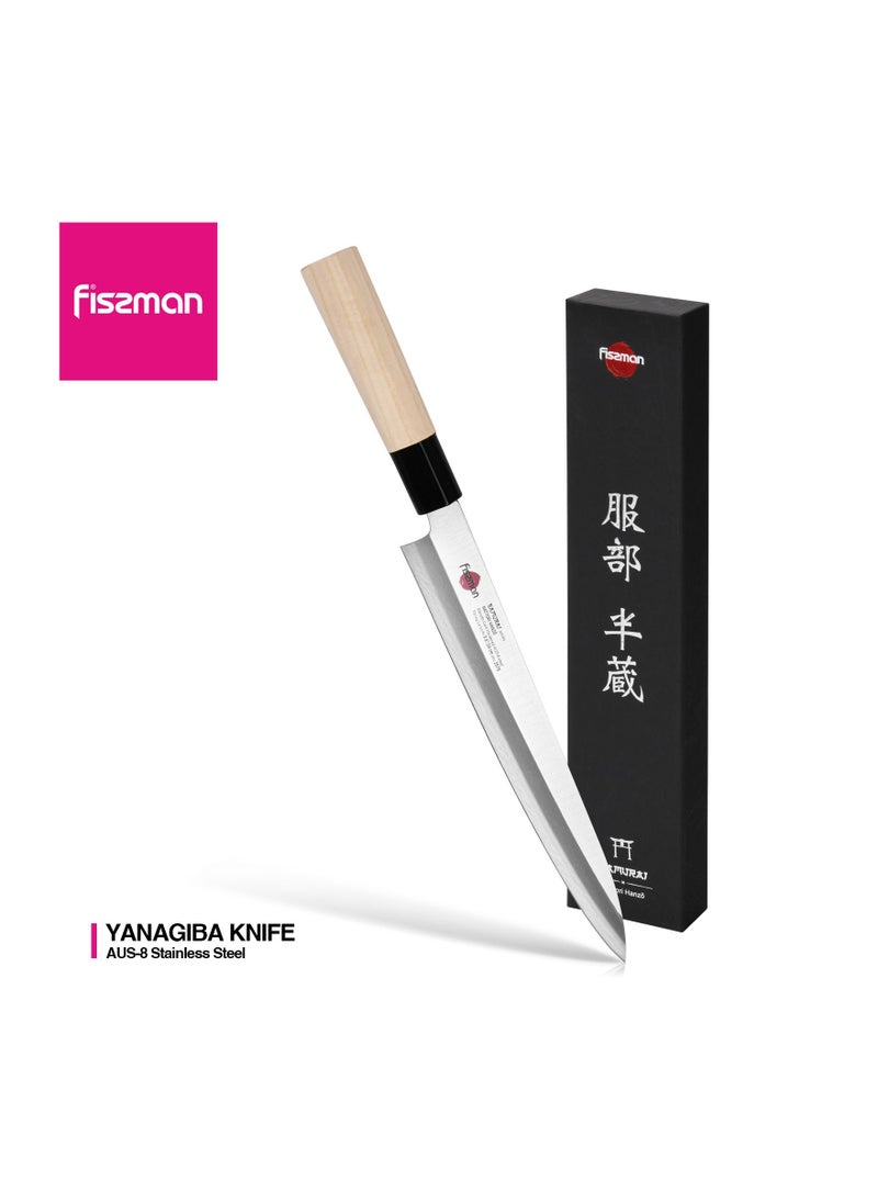 Fissman - 9.5" Yanagiba Knife SAMURAI HANZO 24cm (steel AUS-8) - Image 1