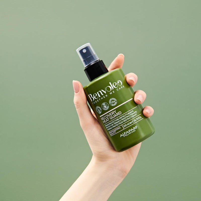Alfaparf Milano Benvoleo Recovery Heat Guard Thermal Protector - Clean, Vegan, Sustainable Hair Care - Protects & Repairs Hair from the Damage of Hot Styling Tools - Natural Ingredients - 6.76 FL. Oz. - Image 3