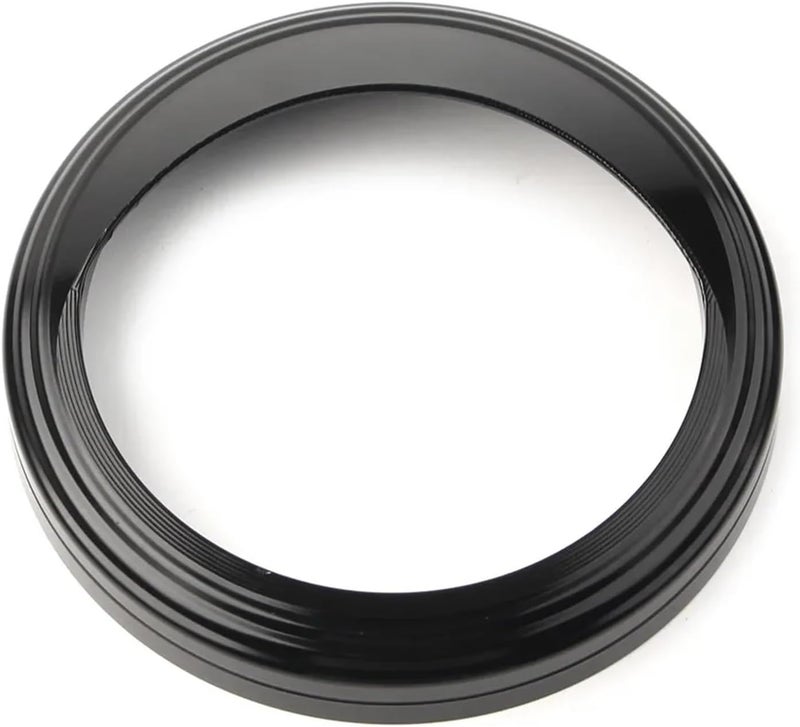 QASULER 5" Motorcycle Speedometer Trim Ring Visor - Image 2