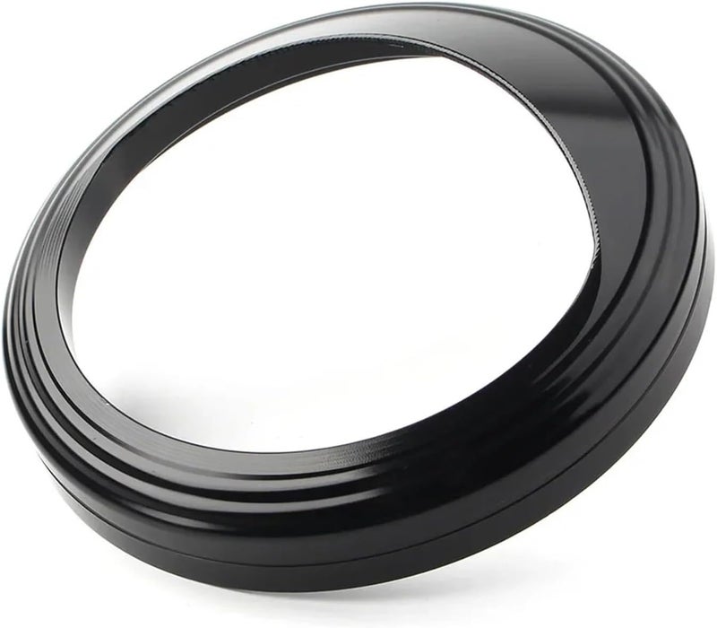 QASULER 5" Motorcycle Speedometer Trim Ring Visor - Image 4