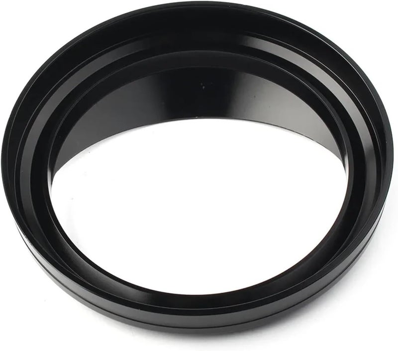 QASULER 5" Motorcycle Speedometer Trim Ring Visor - Image 5