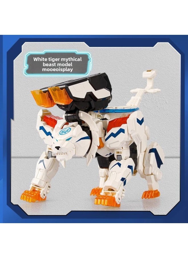 null - God Beast King Kong 6 Earth's Shield Dinosaur Transforming Robot 5 Fit Mecha Children's Boy Toy Dragon King Kong-Color:Sd1168 Elite Edition  13 Forms, Single Variable - Image 1
