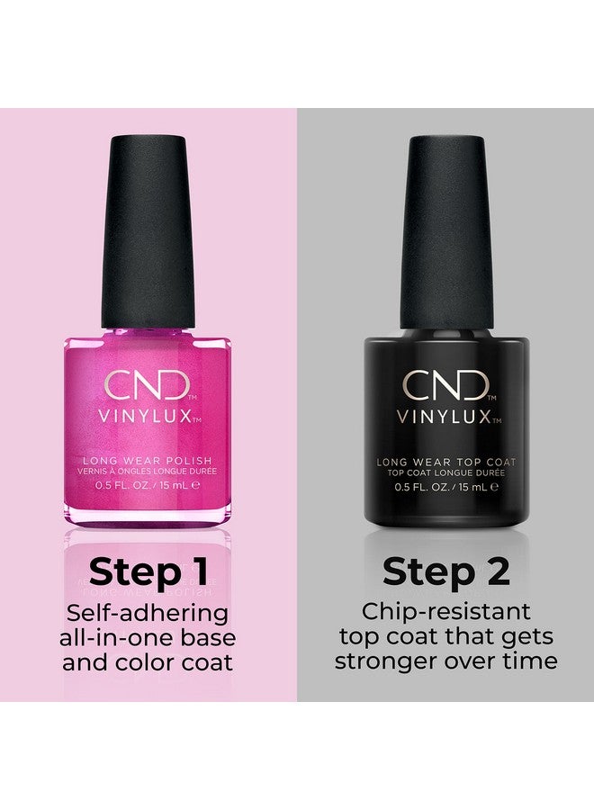 سي إن دي طلاء أظافر فينيلوكس لونج وير وردي، لون مقاوم لللمعان والتقشير، 0.5 أونصة سائلة - Image 4
