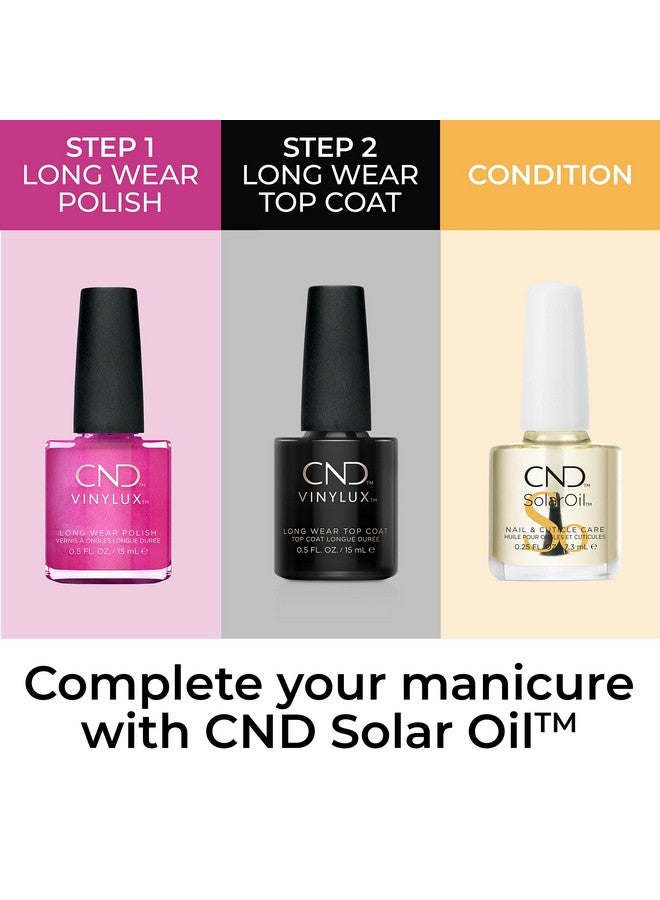 سي إن دي طلاء أظافر فينيلوكس لونج وير وردي، لون مقاوم لللمعان والتقشير، 0.5 أونصة سائلة - Image 5