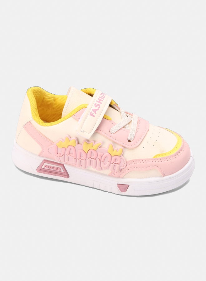 Grinta Kids Shoes - White&Pink - Image 1