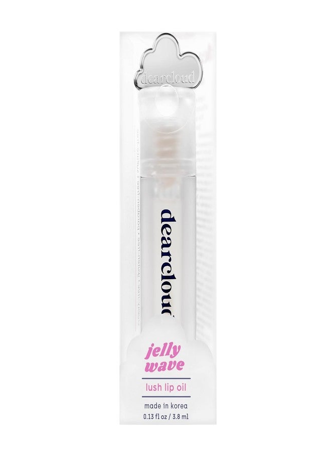 dearcloud Jelly Wave Lush Lip Oil - Clear Lip Gloss and Lip Gloss for Women - Korean skincare essential - Lip Oil for Women with Collagen - Diamond (0.13 oz) - Image 1