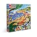 eeBoo 1000 Piece Puzzle Beach Umbrellas Jigsaw Puzzle for Adults Square 23 x 23 Made with Recycled Board VegetableBased Ink - Image 2
