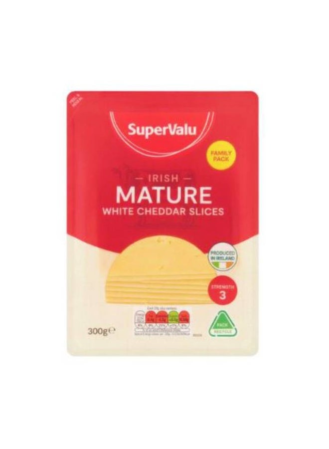 Sliced Cheddar Mature White - 300g