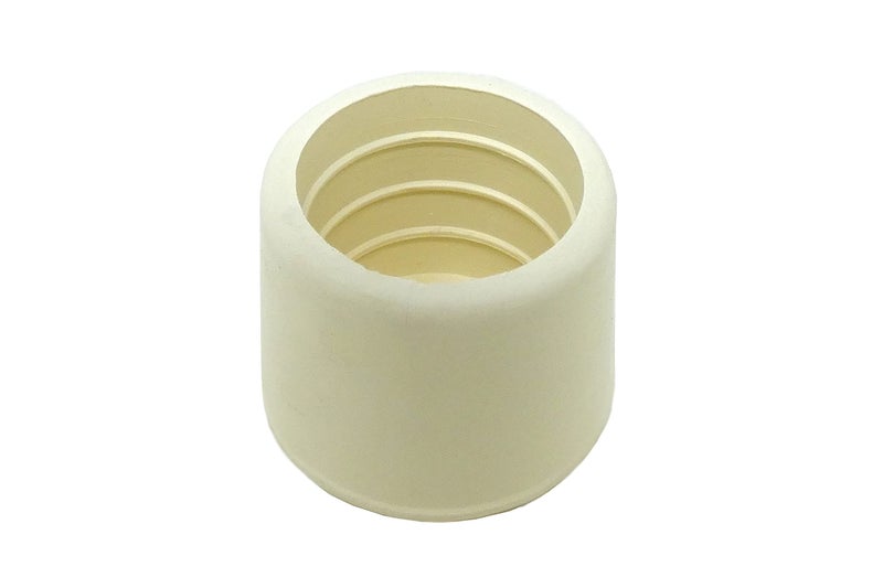 Shepherd Hardware 8753E Leg Tips 3/4-Inch Inside Diameter Rubber Chair Leg Caps 24 Pack White - Image 1