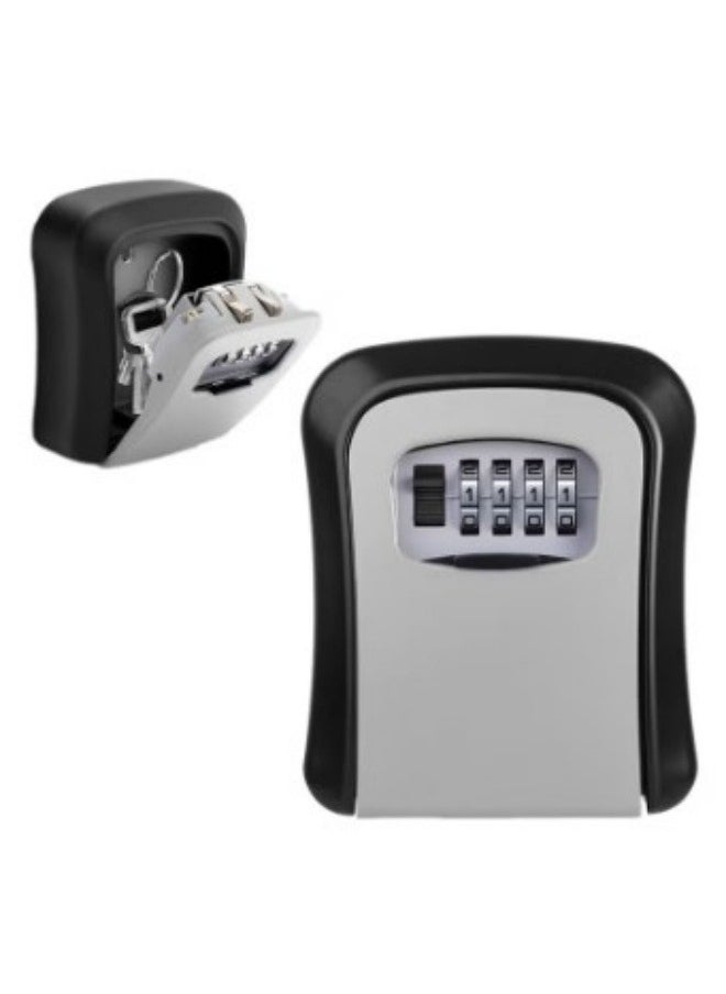 Generic Key Locks Box Outdoor Anti-theft Code Key Box Wall Door Mounted Storage Lockbox for Home  - Image 1
