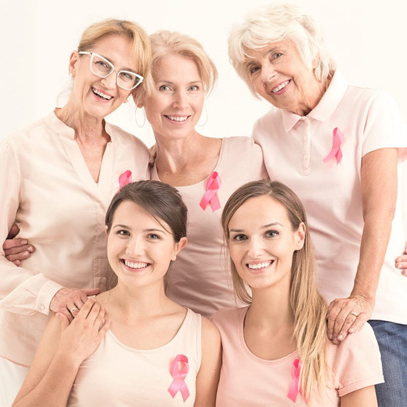 Biubee 80pcs Breast Cancer Awareness Accessories Pins- Breast Cancer Pink Ribbon Pins Gifts for Women Charity Event Fundraising Survivor Campaign Favors Supplies - Image 4
