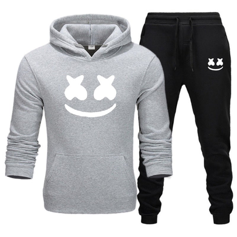 New Marshmello Smiley Fashion Hoodie Men And Women Casual Hoodie Suit - Image 1
