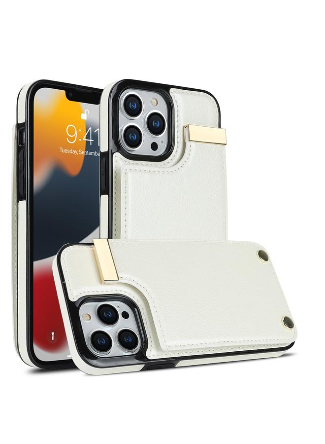 زبون جراب لهاتف iPhone 11 Pro Max مزود بمشبك معدني وفتحات للبطاقات - Image 1