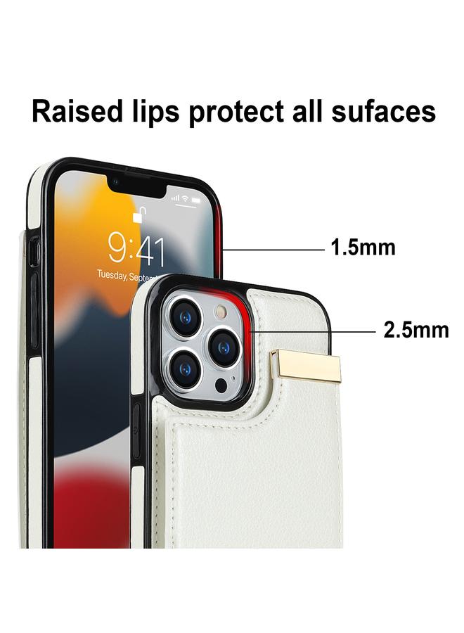 زبون جراب لهاتف iPhone 11 Pro Max مزود بمشبك معدني وفتحات للبطاقات - Image 4