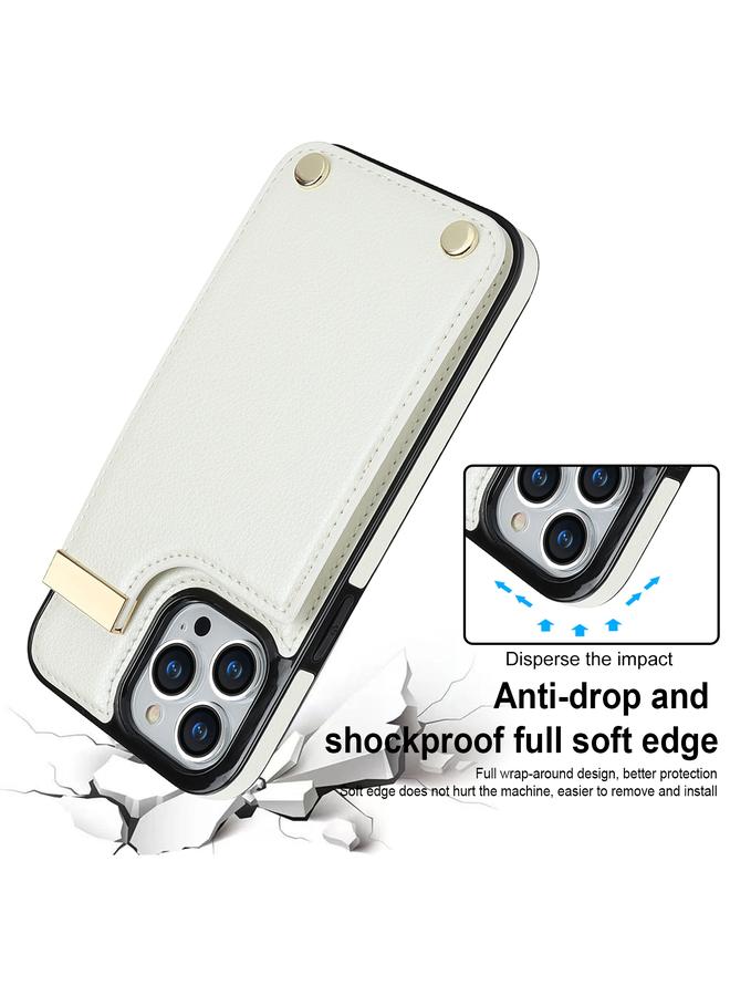 زبون جراب لهاتف iPhone 11 Pro Max مزود بمشبك معدني وفتحات للبطاقات - Image 3