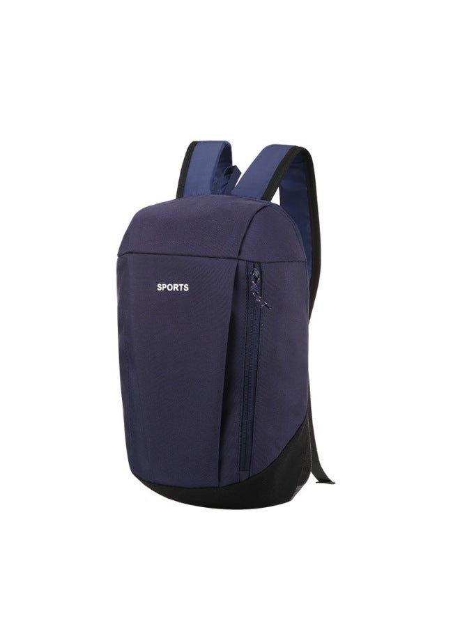 Generic Decathlon Day Backpack Backpack Men's And Women's Casual Travel Mini Backpack Small Schoolbag 10L Can Be Sent On Behalf-Color:Dark Blue Style 1-Capacity:General-purpose  - Image 1