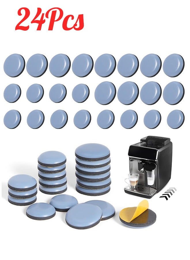 Bukela 24 Pack Appliance Sliders for Kitchen Appliances 2 Sizes Self-adhesive Small Kitchen Appliance Slider for Countertop Coffee Makers Kitchen Aid Air Fryers Pressure Cooker Blenders  - Image 1