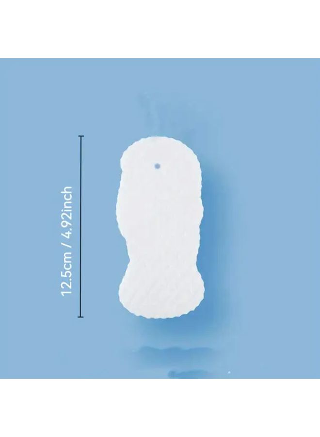 Assorted Color Soft Exfoliating Body Scrub Sponge With Ergonomic Travel Handle - Image 2