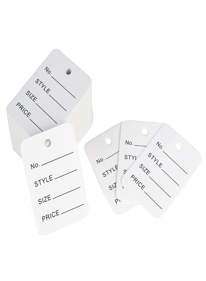G2PLUS 1000 PCS Price Tags,1.94" X 1.38" White Paper Tags for Clothes Size, Labels, Coupon, Store, Without String, Clothing Labels with Exquisite Box Package - Image 4