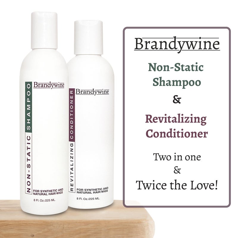 Brandywine Non Static Shampoo & Revitalizing Conditioner 8 Ounce., Value Pack Bundle 2 items - Image 2