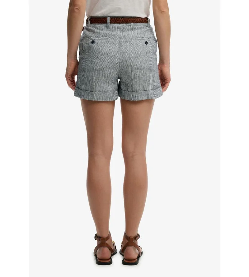 Superdry Mid Rise Linen Shorts