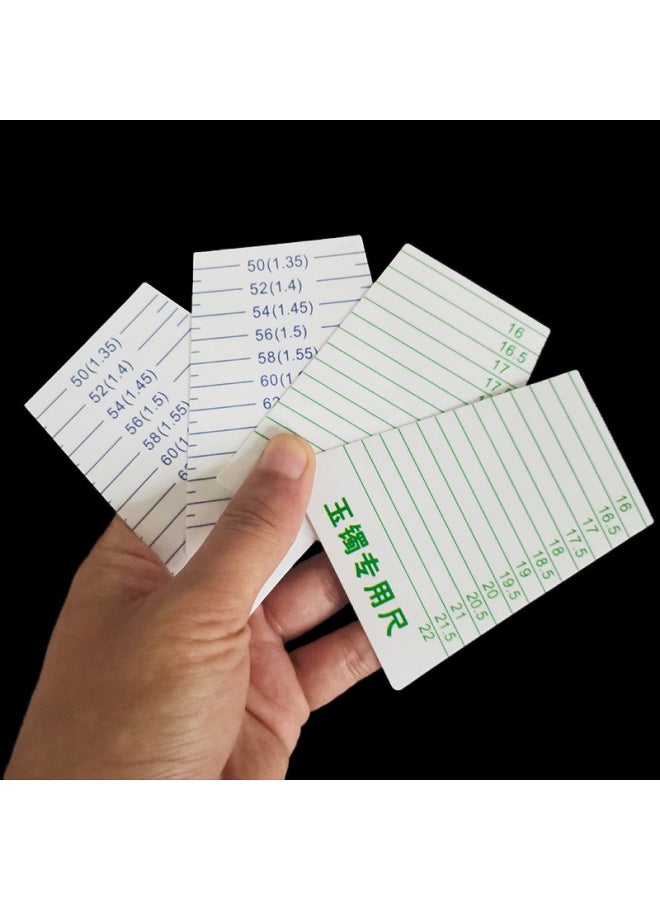 Bracelet Ruler Plastic Caliper Jade Bracelet Special Ruler Measuring Bracelet Inner Diameter Jade Bracelet Ruler-Model:Spot Jade Bracelet Special Ruler - Image 2