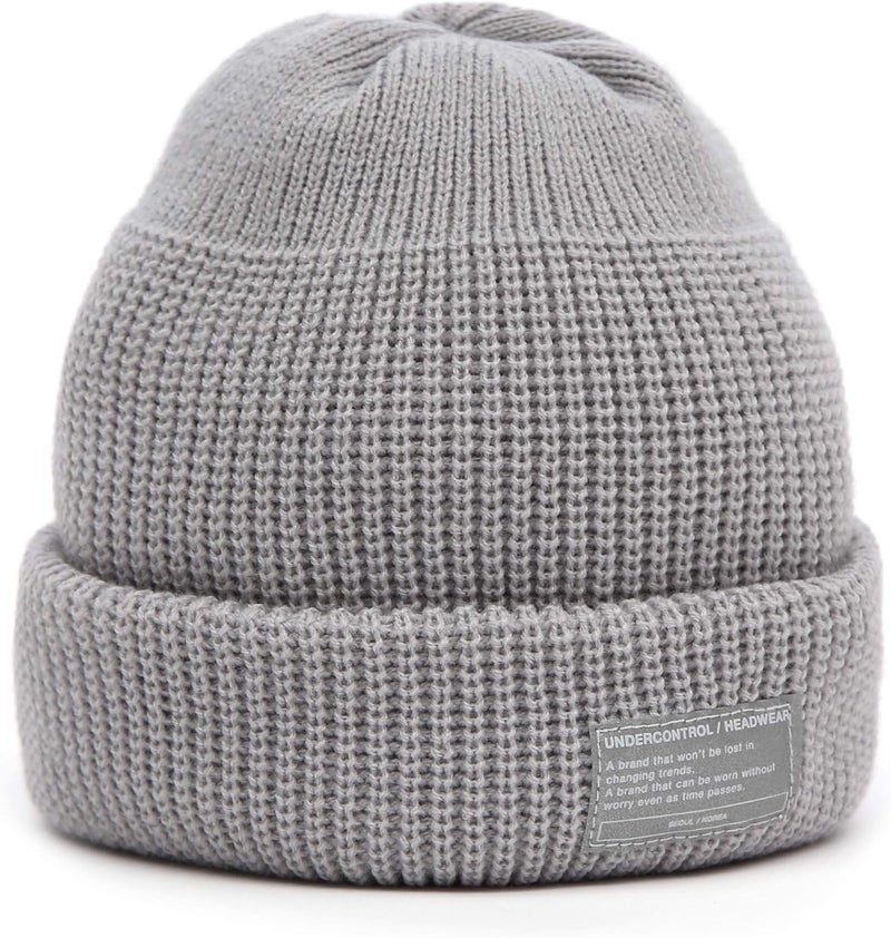 UNDERCONTROL Store Winter Trawler Fisherman Beanie Men Women Unisex Stylish Plain Docker Skull Hat Roll up Watch Cap Color Pack - Image 2