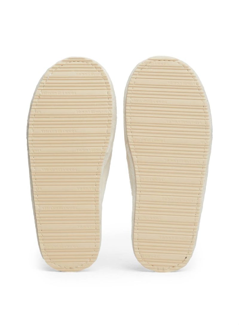 Women's TH Monogram Plaque Fleece Slippers - Polyester, White - pzsku/ZAABAE847EE91055DF954Z/45/_/1738741998/bdb6449c-078e-4ffc-ab76-718ca4e7c460