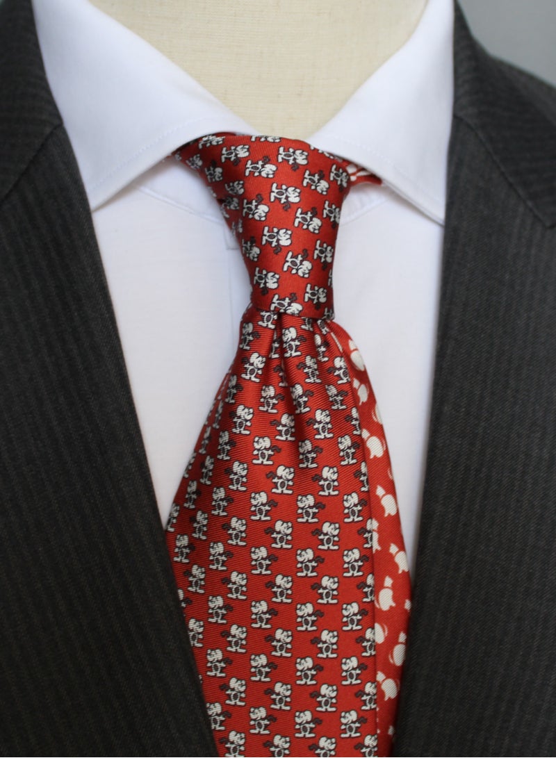 Elliot Martin Elliot Martin tie 100% Silk Twill neck ties Premium Men's Tie (red)  - Image 1