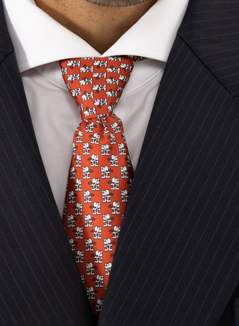 Elliot Martin Elliot Martin tie 100% Silk Twill neck ties Premium Men's Tie (red)  - Image 3
