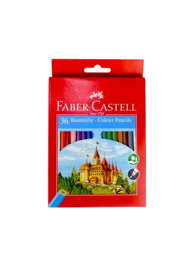 FABER-CASTELL Long Colored Pencils Set 36-Colors - Image 1