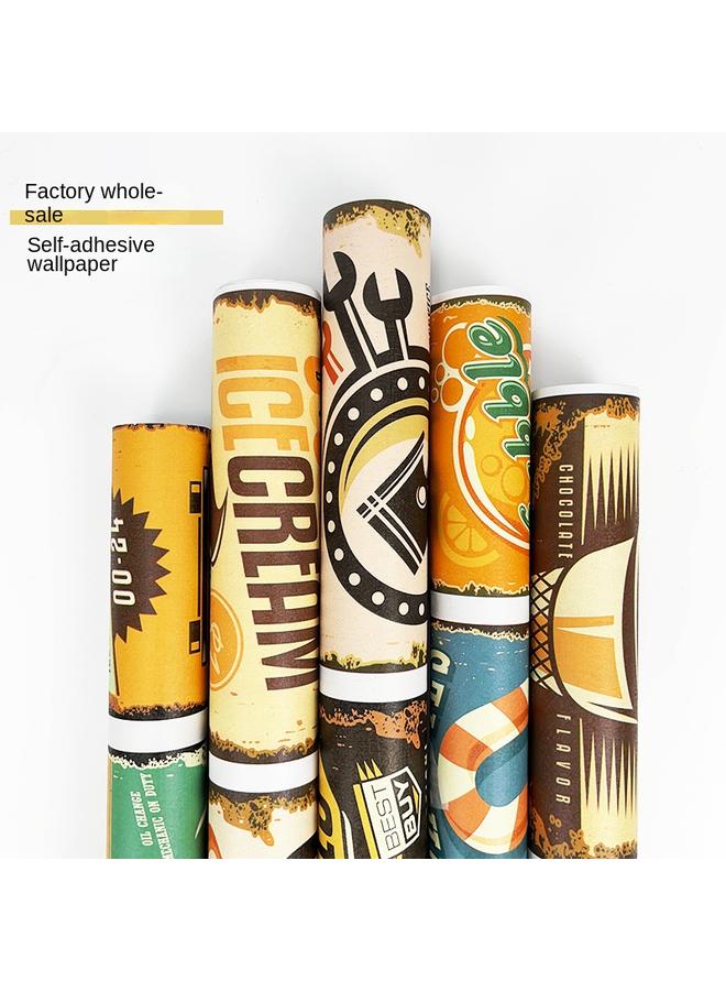 Bluejw Desk Stickers Cartoon Wallpaper Self-adhesive Moisture-proof Graffiti Wallpaper Bedroom Living Room Personality Background Wall Dormitory Instant Stickers - Image 2