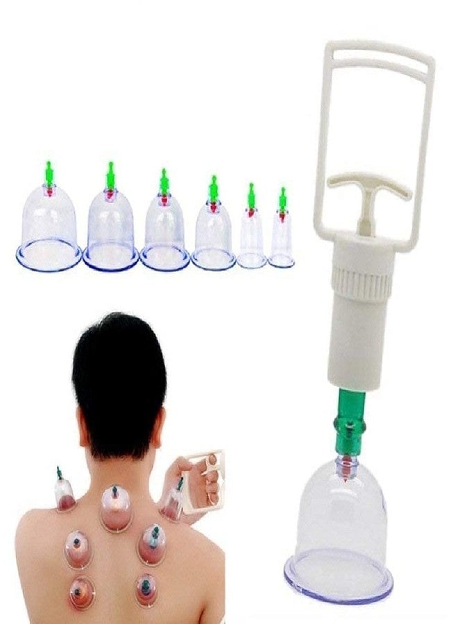 AVMPHD HIJAMA CUPPING Kit Set 12 PCS Vacuum Cupping Set Health Care Vacuum Cupping Portable Body Relaxation Massage Therapy Kit Cupping Cups - Image 5